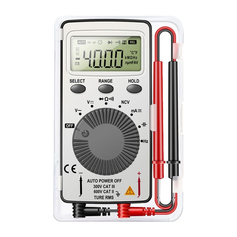 Digitales Multimeter Mit 1999 Zählern, Berührungsloser Messung, Lcd-anzeige Und Automatischer Bereichswahl.