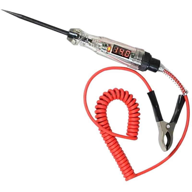 Digitaler Kfz-stromkreistester Mit Led-anzeige (3-48 V, 5-120 V) Und Lcd-bildschirm Für Fahrzeuge