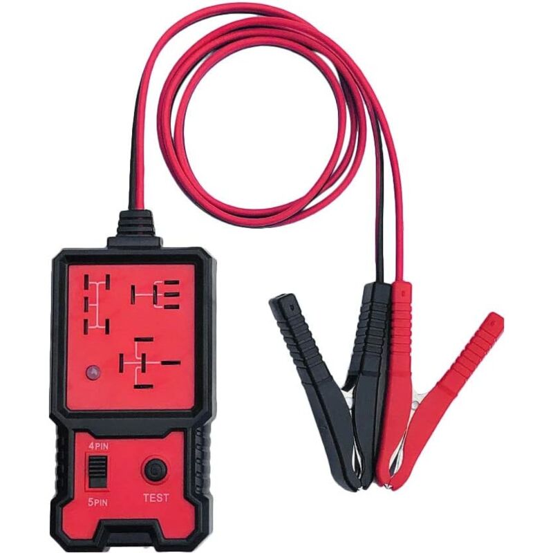 12v Kfz-elektronikrelais-tester Und Batterieprüfer Mit Klemmen