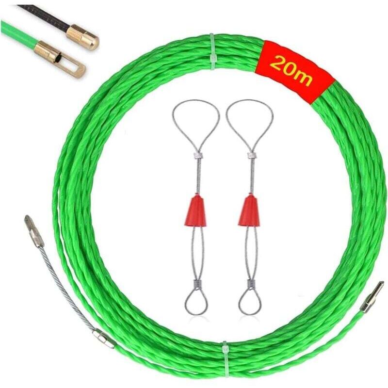 20 M Elektrikernadel Mit 2 Führungsköpfen, 4 Mm Durchmesser Ortviai