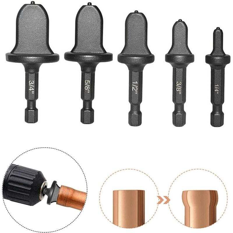 Ortviai 5-teiliges Kupfer-expansionsrohr-set Mit 1/4"- Bis 3/4"-anschlüssen Für Klimaanlagen Und Reparaturen