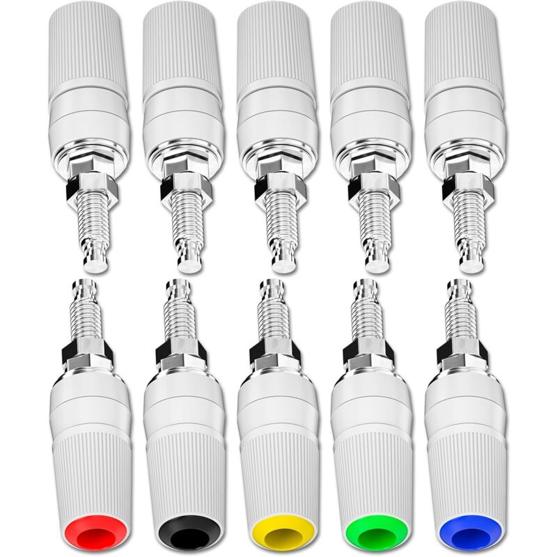 5-mm-bananenstecker-adapter (weiblich), 10 Stück Für Lautsprecher Und Verstärker