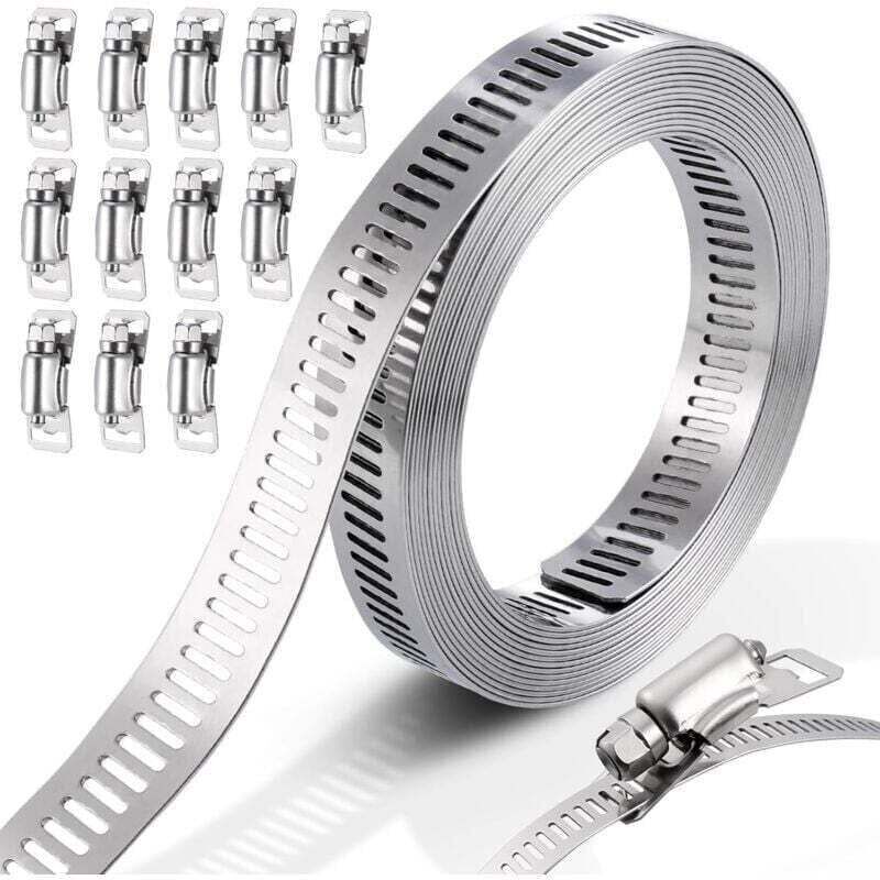 Verstellbare Schlauchschellen Aus Edelstahl 304 Für Rohre Und Fittings