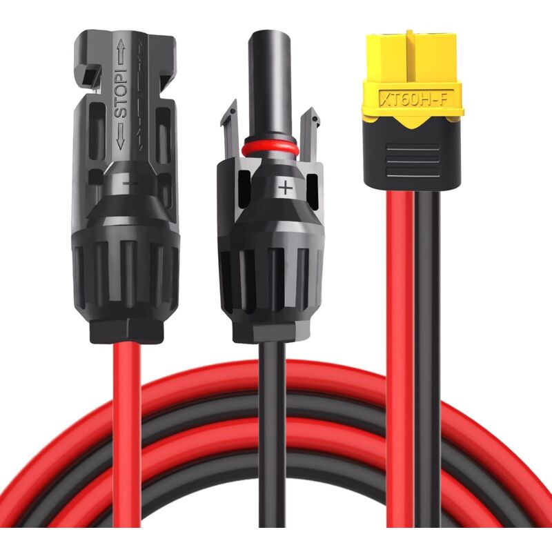 Xt60 Stecker/buchse 12 Awg 3m Solarkabel Für Tragbare Generatorbatterien