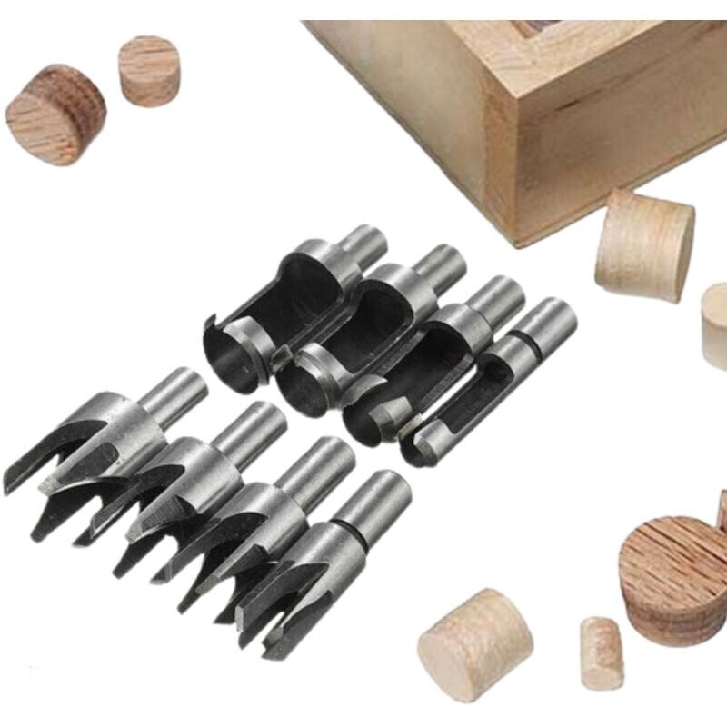 8-teiliges Holzdübelbohrer-set, Hss-dübelbohrer (6-10-13-16 Mm), Bohrer