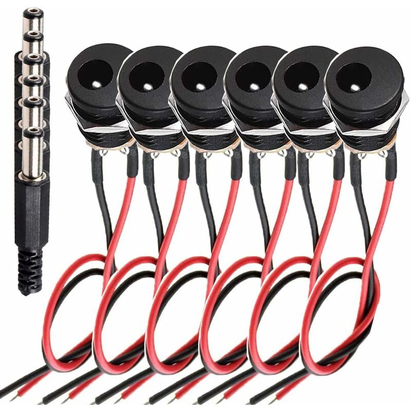 5,5 X 2,1 Mm Kabelstecker Mit Lötanschlüssen Für Audio-, Video-, Telefon- Und Kamerageräte