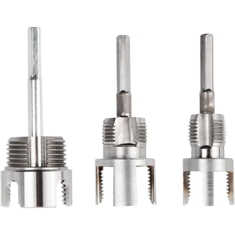 3-teiliges Innen- Und Außengewindeschneidwerkzeug Für 1/2"- Und 3/4"-pvc/ppr-rohre (1 Zoll)