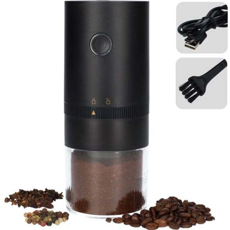 Ortviai Elektrische Kaffee- Und Gewürzmühle Aus Edelstahl – 13 W – Ideal Für Die Französische Küche