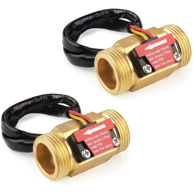 G3/4 1-30 L/min Hall-effekt-durchflusssensor Für Wasser Zur Messung Und Steuerung Des Durchflusses