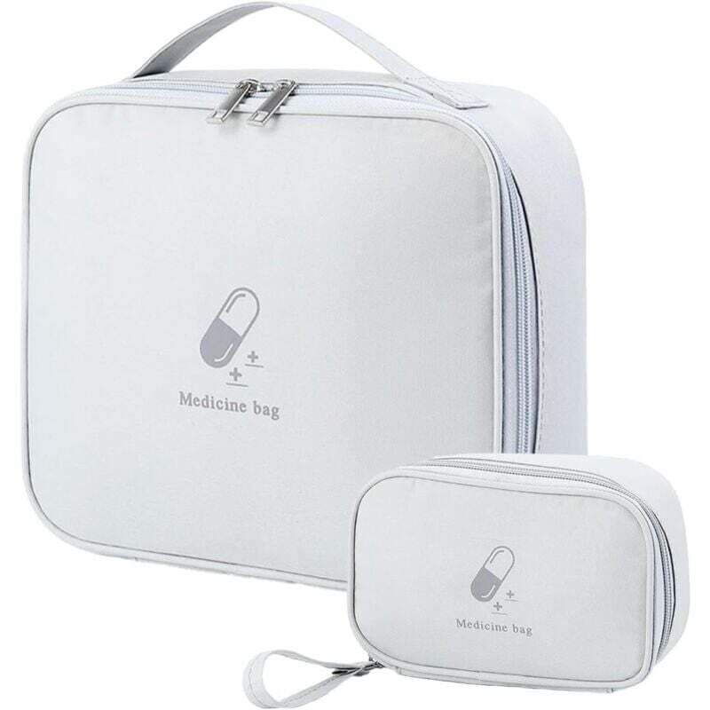 2er-pack Tragbare Medikamentenbeutel – Kompakter Pillenorganizer Für Outdoor-aktivitäten, Sport, Camping Und Wandern Von Ortviai
