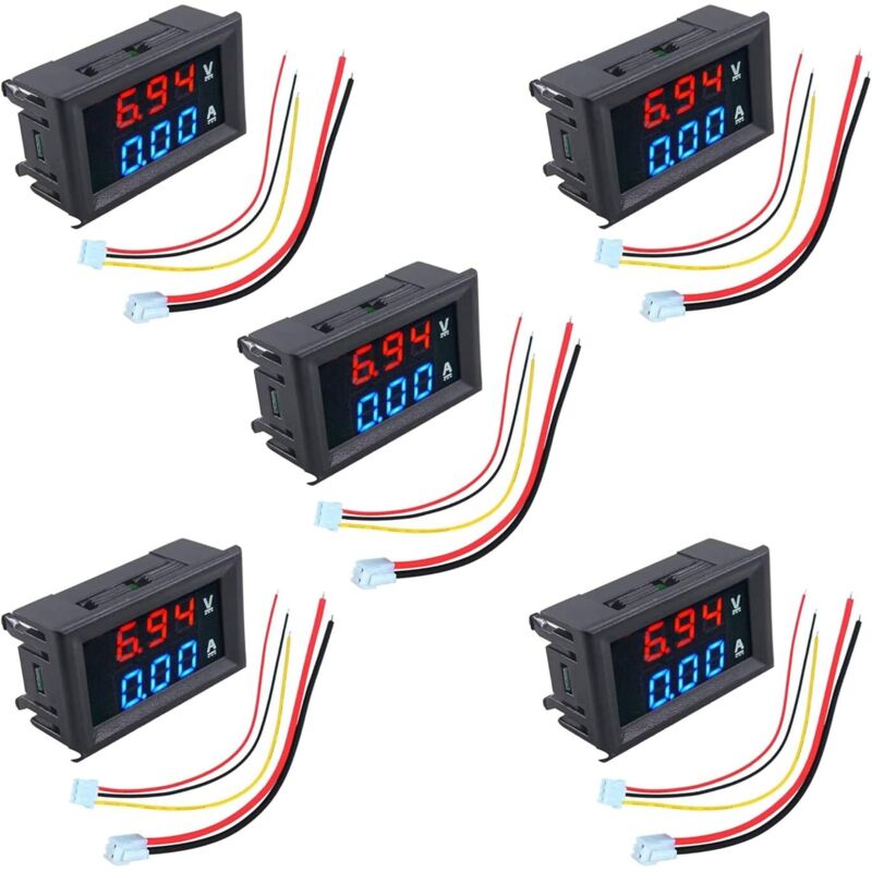 0,28" Led-amperemeter/voltmeter, Dc 0-100v, 10a Digitalmultimeter, Präzise Strom- Und Spannungsmessung