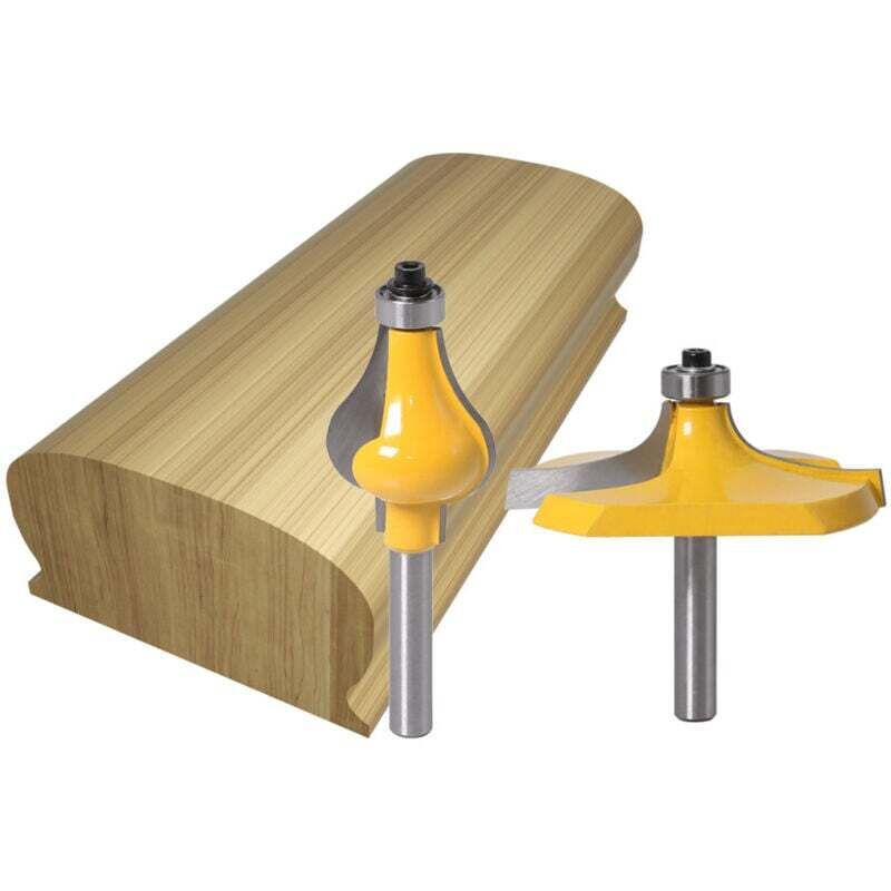 2-teiliges Handlauf-fräserset – Standard-/nutfräser – Schaft Für Treppen Und Handlauframpen