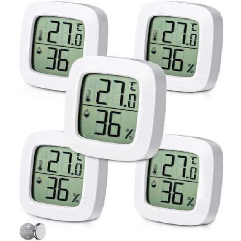Ortviai Präzises Digitales Thermometer Und Hygrometer Für Den Innenbereich Mit Komfortanzeige Für Zuhause Und Baby