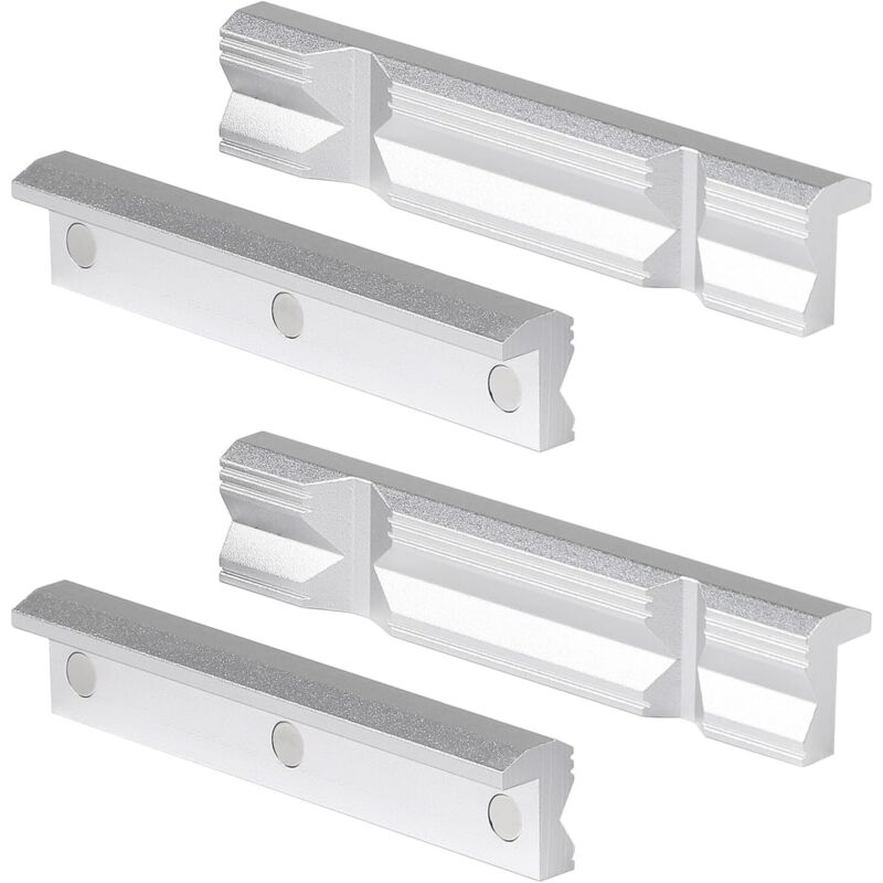 125-mm-schutzbacken Für Aluminium-schraubstock Mit Prismen Und Magneten