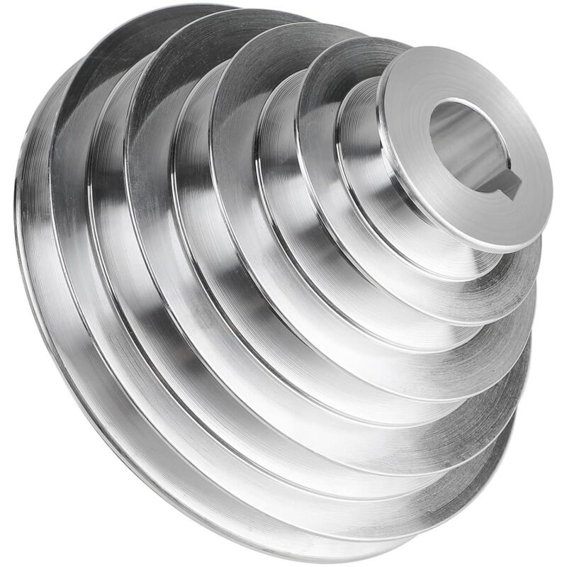 5-stufige Aluminium-riemenscheibe, 24 Mm Bohrung, 54–150 Mm Durchmesser, 12,7 Mm Riemenbreite
