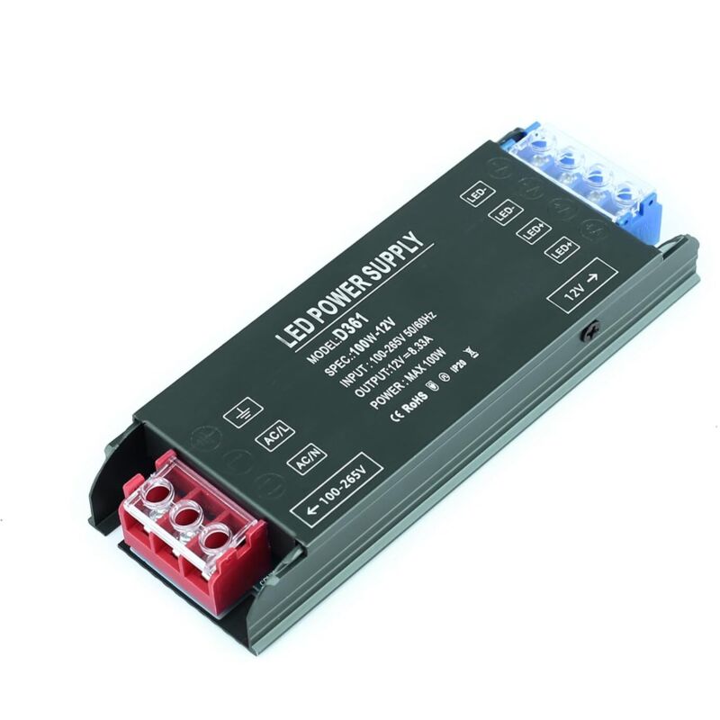 Netzteil Für Ultradünne Led-streifen (220 V Auf 12 V, 100 W)