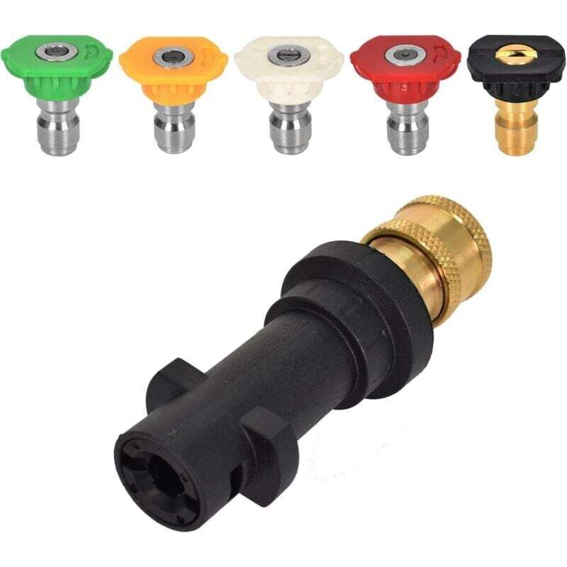 1/4"-schnellanschluss-hochdruckreinigeradapter Mit 5 Düsen Für K2-k7 Ortviai