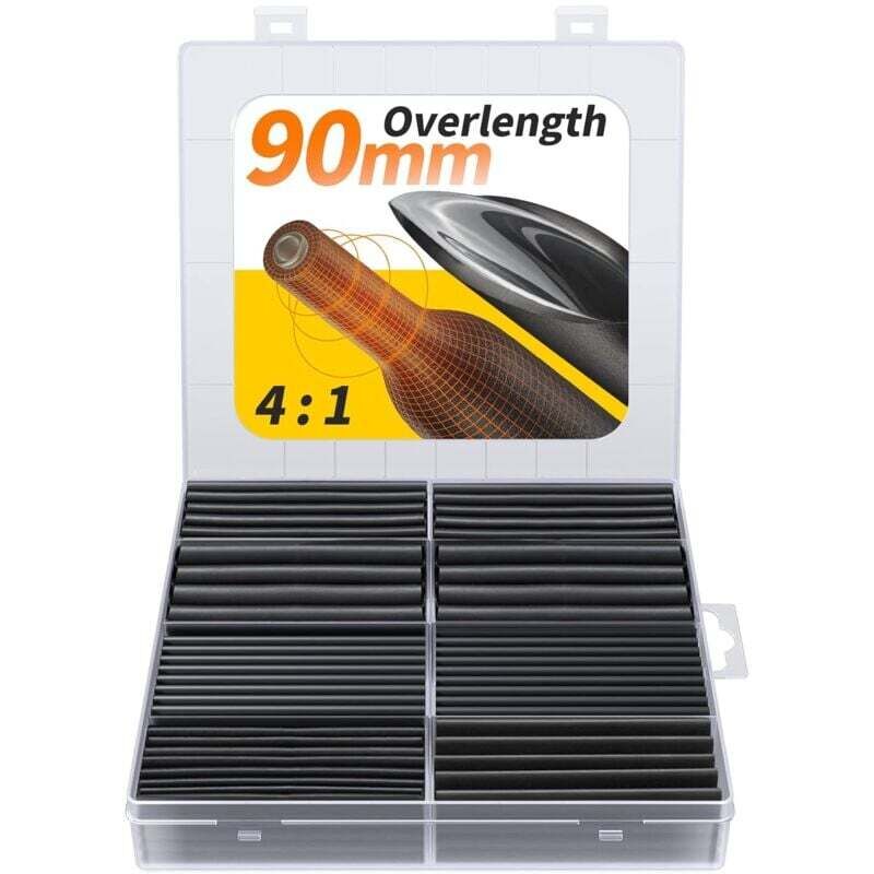 90-mm-schrumpfschlauch, Schrumpfverhältnis 4:1, Marinequalität Für Industrielle Verkabelung, Ortviai