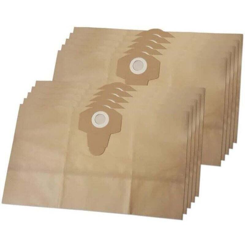 Packung Mit 10 Großen 30-liter-staubsaugerbeuteln, Kompatibel Mit Parkside, Lidl, Pnts Und Ortviai.