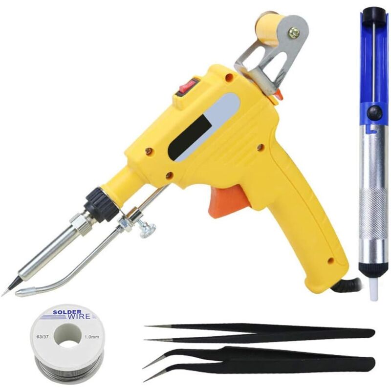 Tragbares Elektrisches Lötkolben-set, Lötpistole, Autoreparatur, Gelb
