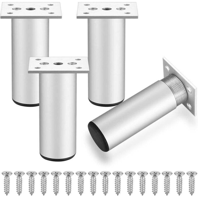 10 Cm Hohe Möbelfüße Aus Aluminiumlegierung Für Tische, Sofas, Schränke Und Küchen, Inklusive Schrauben Von Ortviai