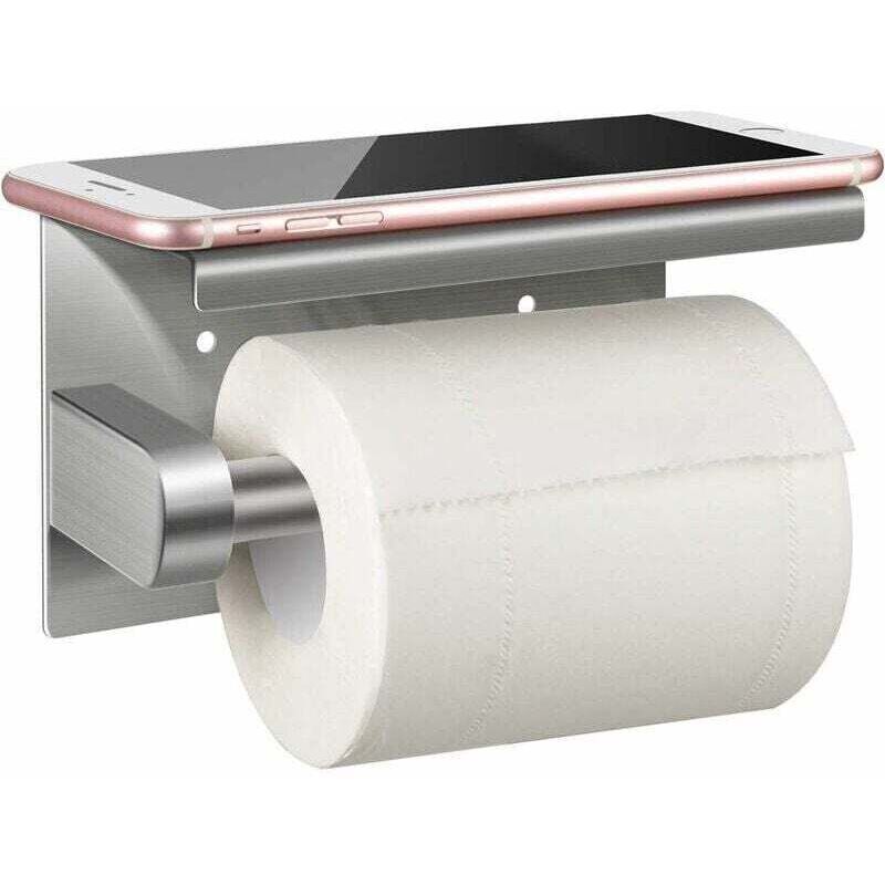 Moderner, Wandmontierter Toilettenpapierhalter Aus Edelstahl 304, Kein Bohren Erforderlich