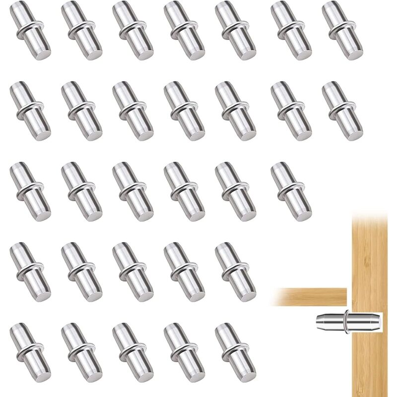 Universelle Regalhalterung, 30 Stück, 5 Mm Stifte Für Möbel Und Schränke