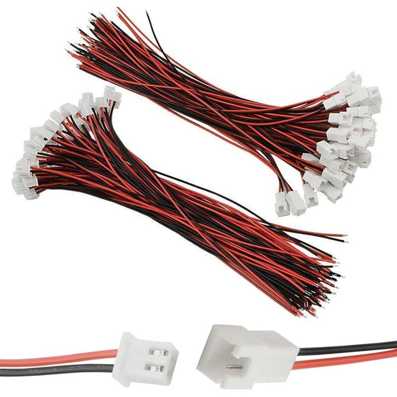 Jst Xh 2,54 Mm Ph 2-poliger Stecker/buchse, 200 Mm Kabel Für Rc-akku-led