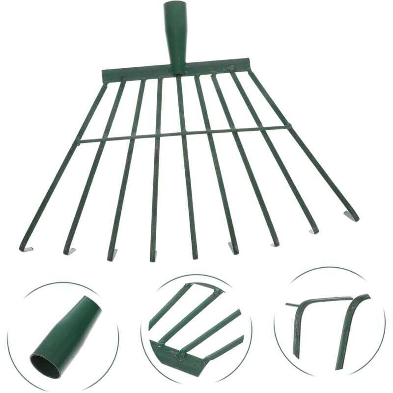 Ortviai Hand-gartenrechen Aus Eisen Zum Sammeln Von Laub