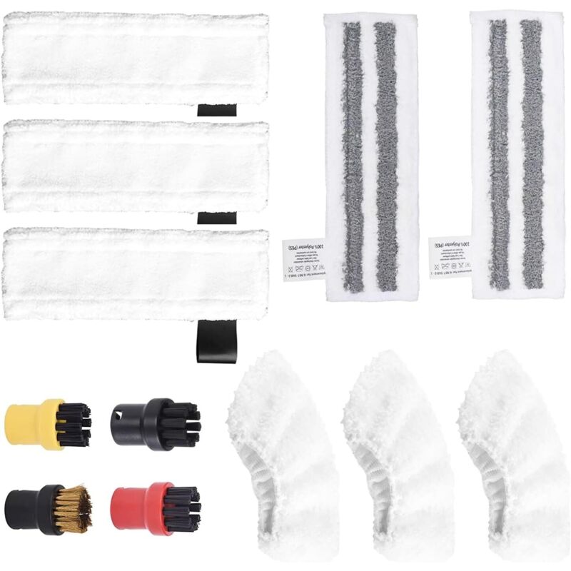 Packung Mit 12 Mikrofasertüchern Für Dampfreiniger, Kompatibel Mit Sc1 Bis Sc5 Und Sv7