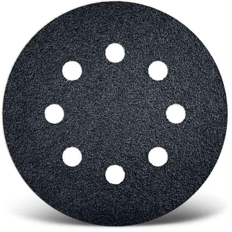 Ortviai 125 Mm 8-loch Selbstklebende Schleifscheiben Für Exzenterschleifer, Siliziumkarbid G120 (30 Stück)
