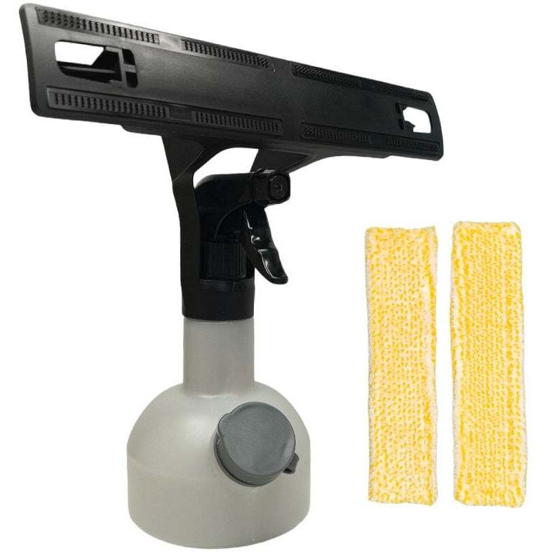 Ortviai Sprühflasche + 2 Gelbe Tücher Für Die Fensterreinigung, Kompatibel Mit Kärcher Wv2, Wv5 Und Wv6