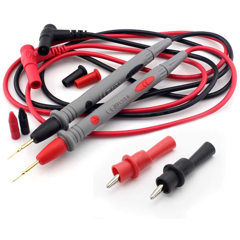 1000v Präzisions-multimeter-messleitungssatz Mit Krokodilklemmen Und Bananensteckern