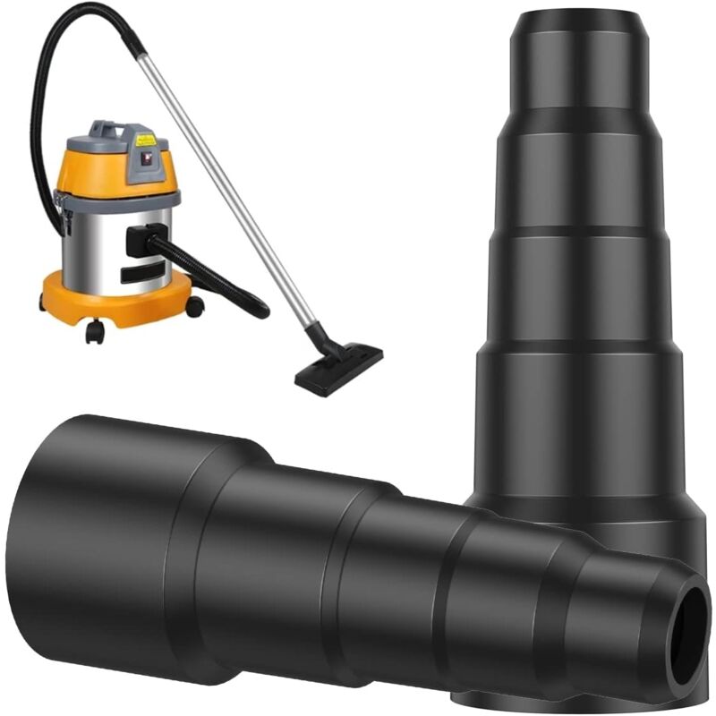 Set Mit 2 Universal-staubsaugeradaptern 23-50 Mm Aus Kunststoff Für Alle Modelle