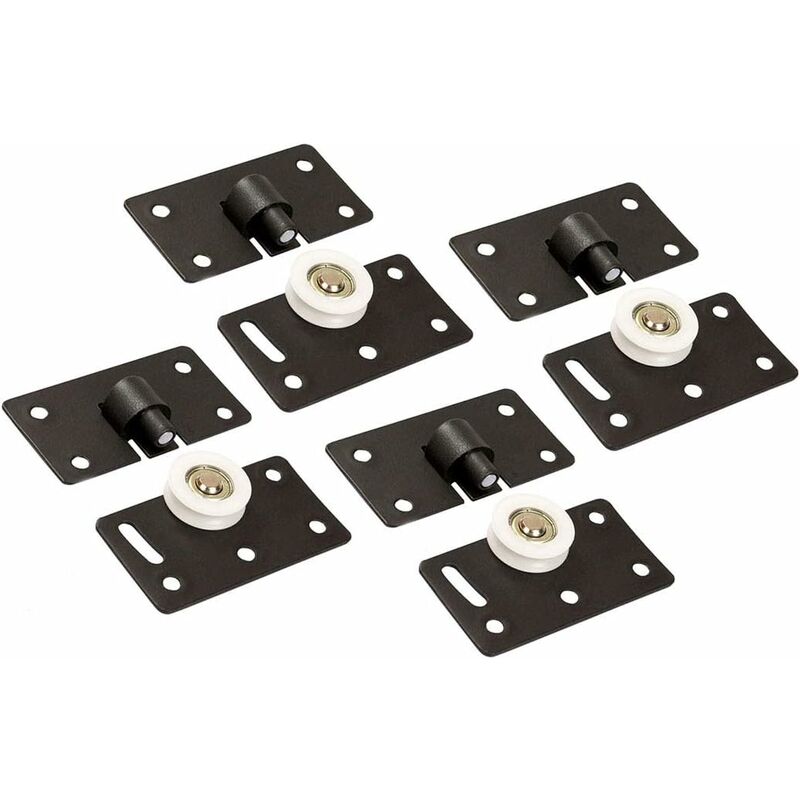 30-mm-nylon-schiebetürrollen-set, 4 Paar, Für Kleiderschrank/schrank