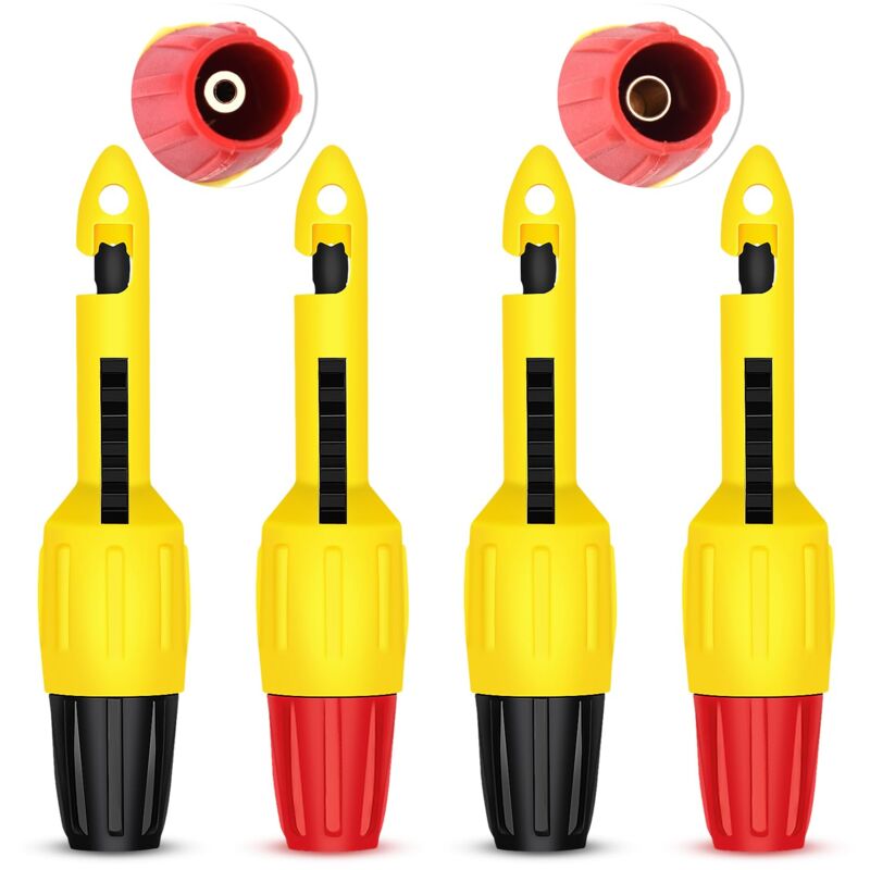 Set Mit 4 Durchschlagklemmen Für Kabel, Multimeter, Voltmeter, Thermometer, 2 Mm, 4 Mm