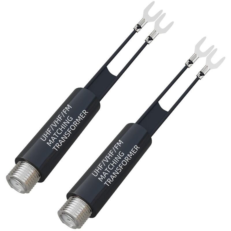75-ohm-auf-300-ohm-adapter Uhf/vhf/fm-buchse (2er-pack)