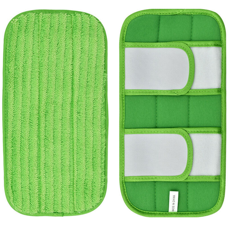 Set Mit 2 Wiederverwendbaren Mikrofaser-reinigungspads Für Böden Und Abwaschbare Holzoberflächen
