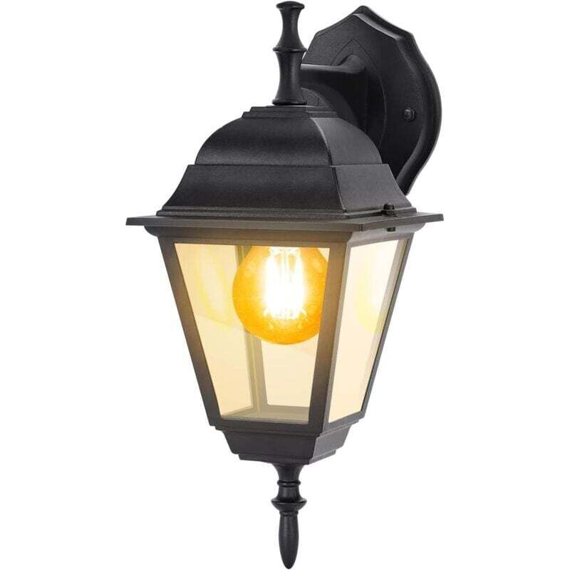 Ortviai Ip44 Wasserdichte Außenwandleuchte E27 – Retro-design Für Garten, Balkon, Flur (leuchtmittel Nicht Enthalten)