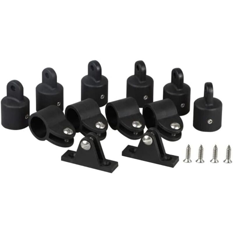 12-teiliges Bimini-dach-befestigungsset, Hochbelastbares Nylon, Durchmesser 25–28 Mm