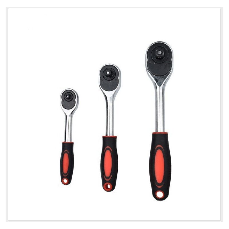 Umkehrbare Ratsche Mit 24 Zähnen, 3 Größen (1/4", 3/8", 1/2") Für Mechaniker