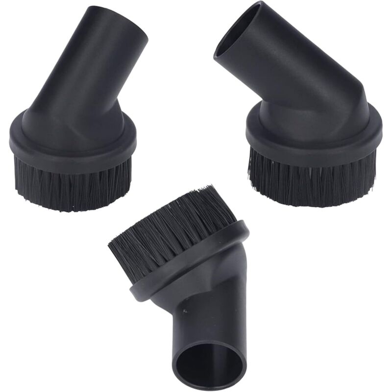 3-teiliges Staubsauger-rundbürsten-set 35 Mm Zur Reinigung Von Sofas Und Engen Stellen