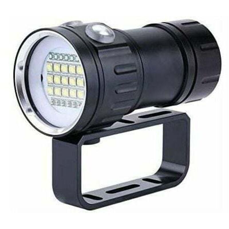 Unterwasser-tauchlampe - Ipx8 Wasserdicht - 18000 Lm - Hält Tiefen Bis Zu 80 Metern Stand - Ideal Für Unterwasserfotografie Und -videografie