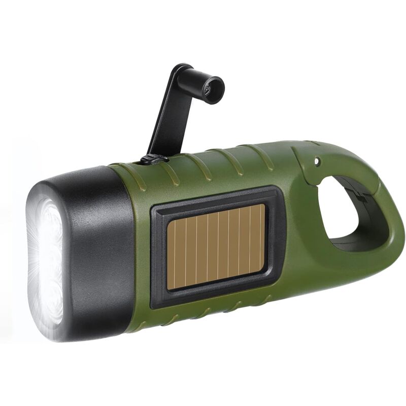 Tragbare, Wiederaufladbare Solar-taschenlampe Für Den Einsatz Im Freien Und In Notfällen