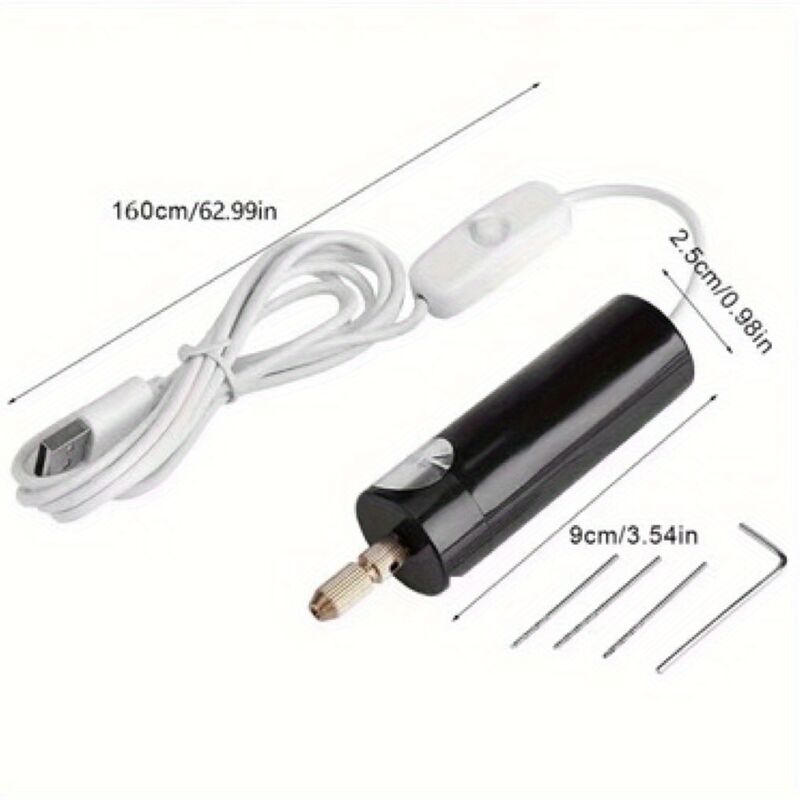 Mini-elektrobohrmaschine, Tragbar, Usb 5v, Für Schmuck-diy-holzarbeiten