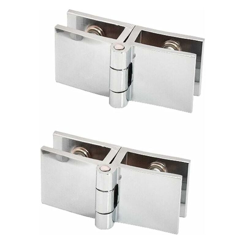 180°-glastürclip, Kein Bohren Erforderlich, Für Glasstärken Von 5–8 Mm