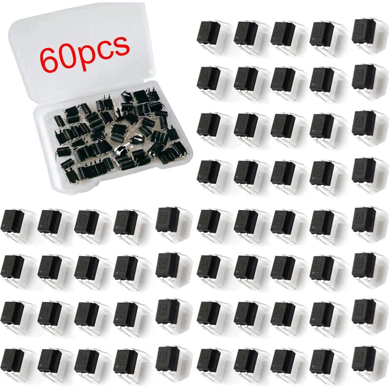 Pc817 Optokoppler, 4-polig, Dip-4, 2,54 Mm, 60 Stück Für Elektronik-bastelprojekte