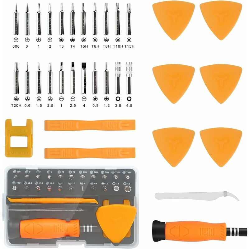 33-in-1 Präzisionsschraubendreher-set Zur Reparatur Von Handys, Tablets, Pcs Und Drohnen