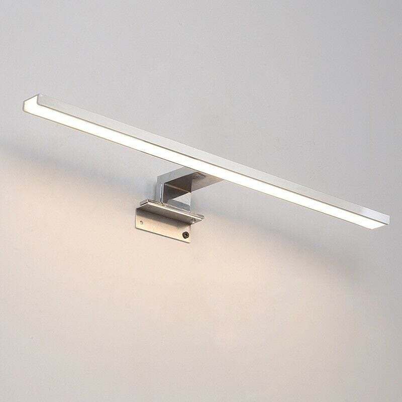 Ortviai 40 Cm Led-badezimmerspiegel, Ip44 Wasserdicht, 7 W, 6000 K, Aluminium