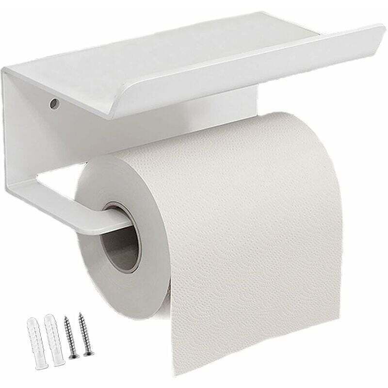Ortviai Edelstahl-toilettenpapierhalter Mit Ablage Für Bad Und Küche